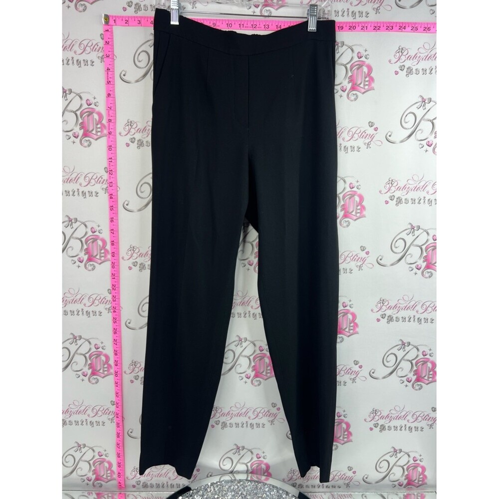 Babaton pants dress pants trouser Black Straight-Leg Pull-On Pants